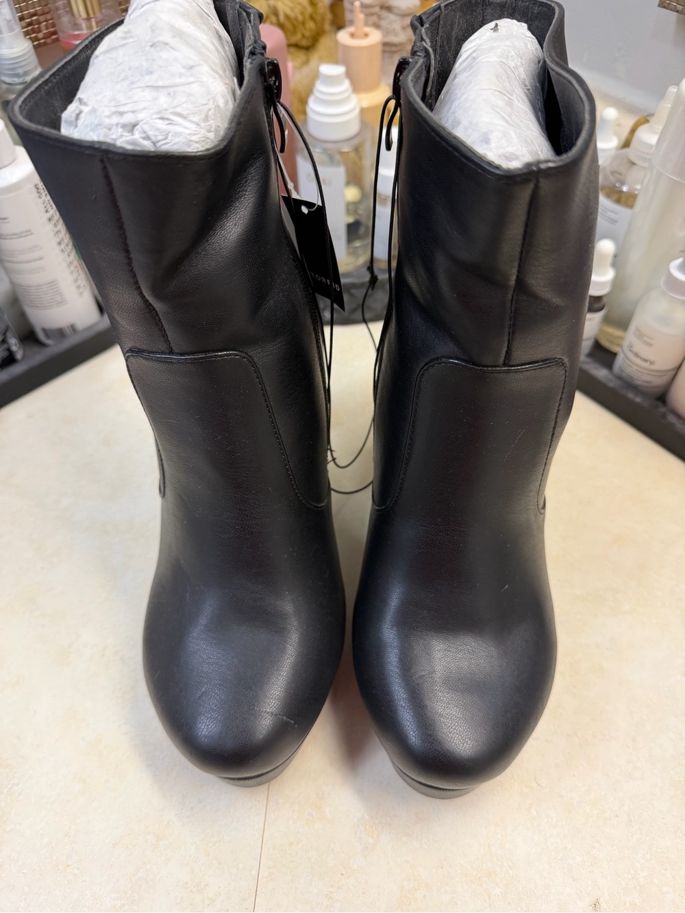 torrid Black Heeled Ankle Boots